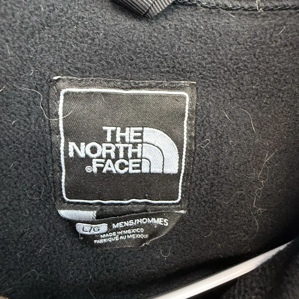 The North Face Denali Fleece Jacket Men L Polartec Black Full Zip Outdoor Hiking